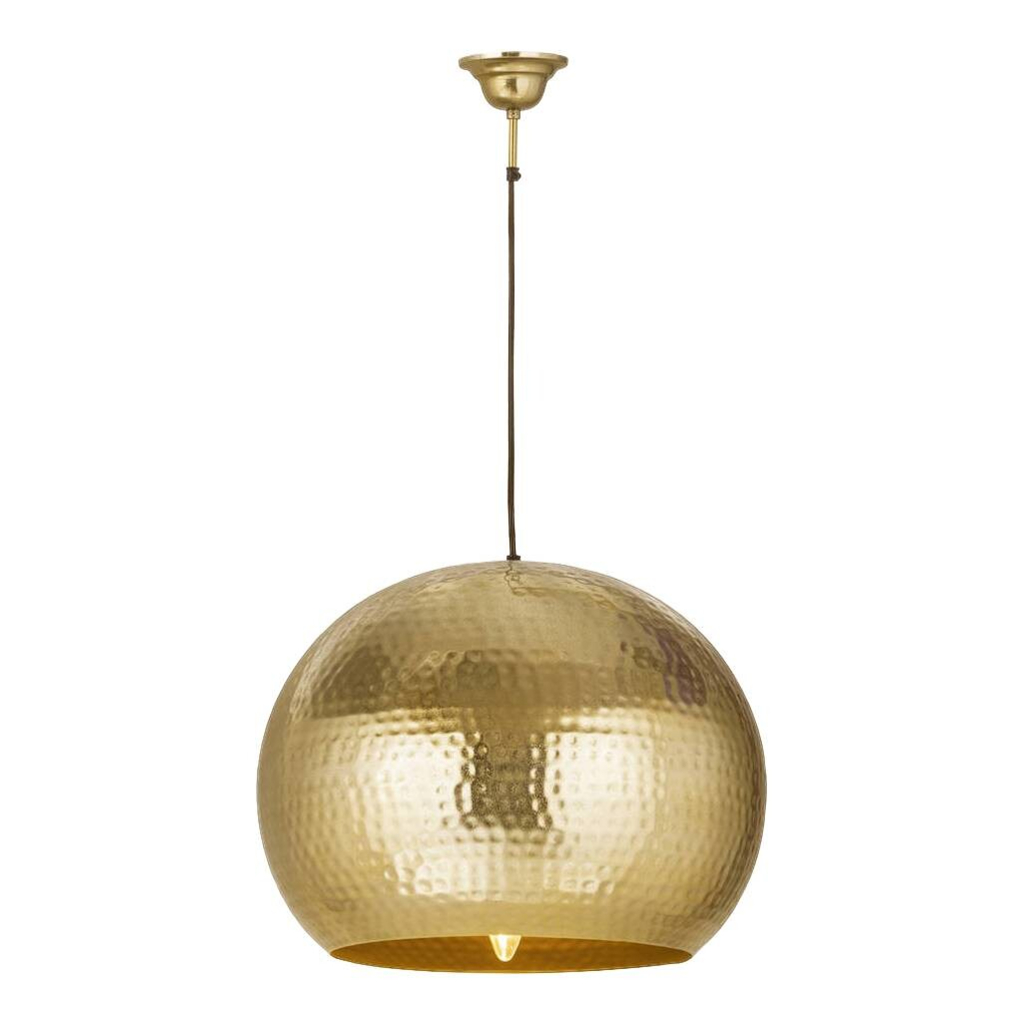 Kayoom Pendelleuchte Factory Style Large champagner Eisen B/H/L: ca. 47x35x47 cm E27 1 Brennstellen