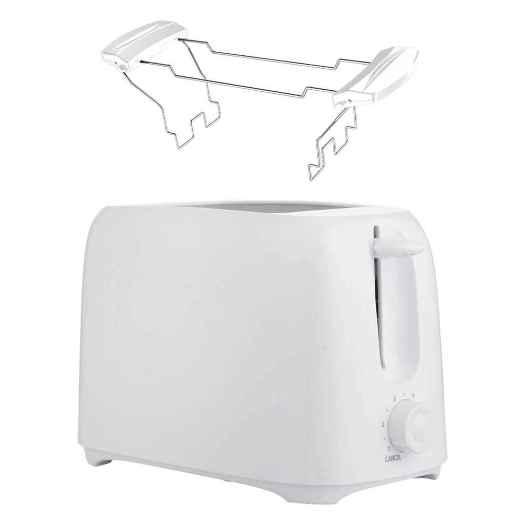 Emerio Toaster TO-128676.2 weiß Kunststoff Metall B/H/L: ca. 16x17x29 cm