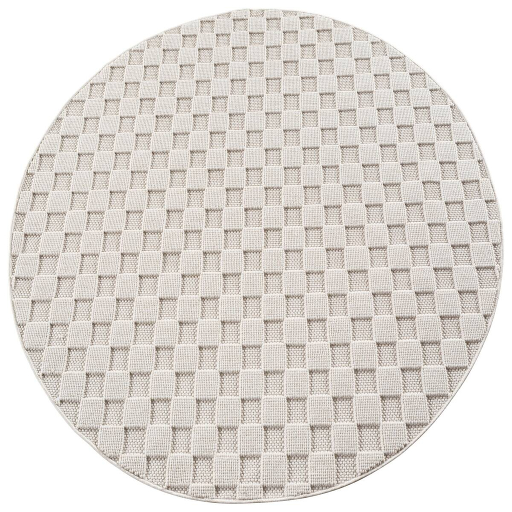 Ayyildiz Kurzflorteppich HELIX creme B/H/L: ca. 200x0,7x200 cm