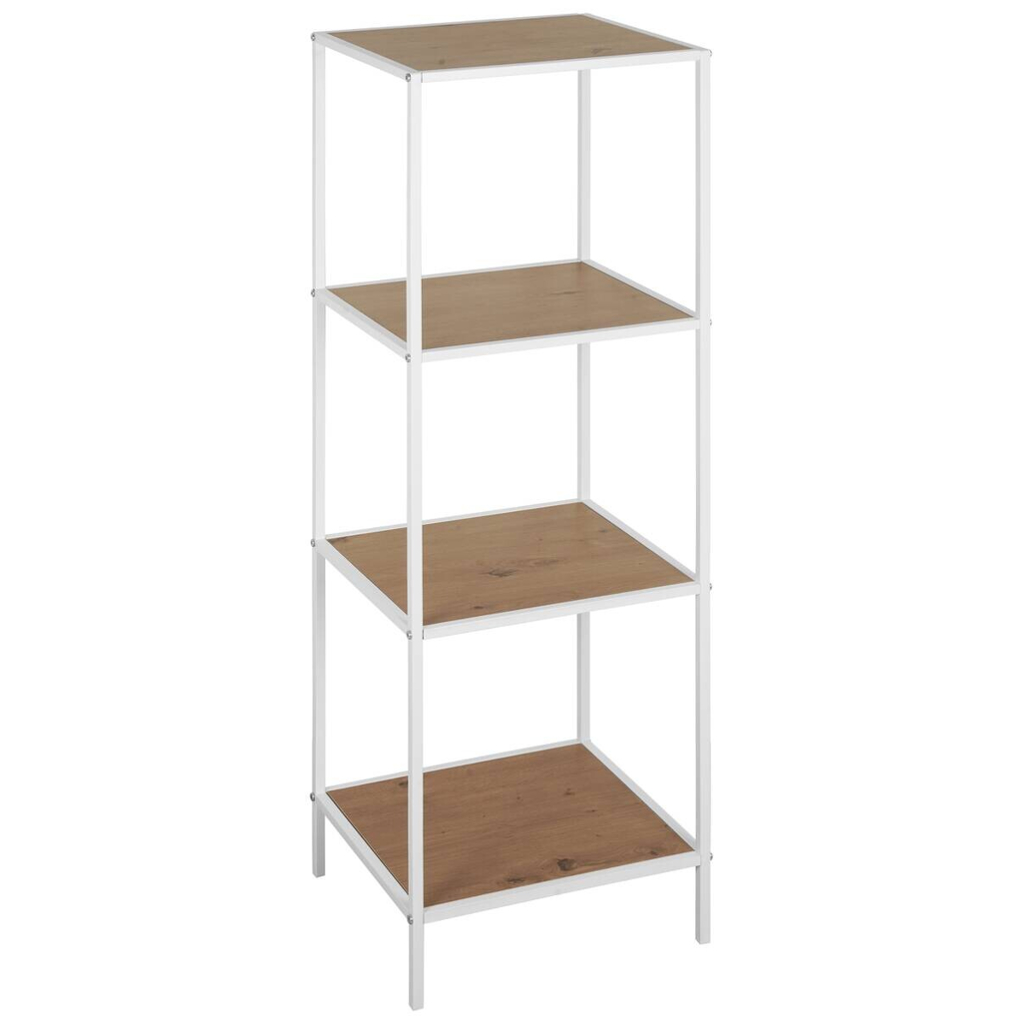Standregal Tom weiß Eiche Nachbildung B/H/T: ca. 37x118x33 cm