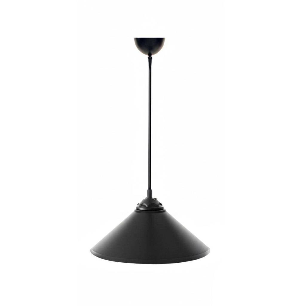 Opviq Pendelleuchte schwarz Polycarbonat B/H/T/L: ca. 6,5x50x25x6,5 cm E27 1 Brennstellen