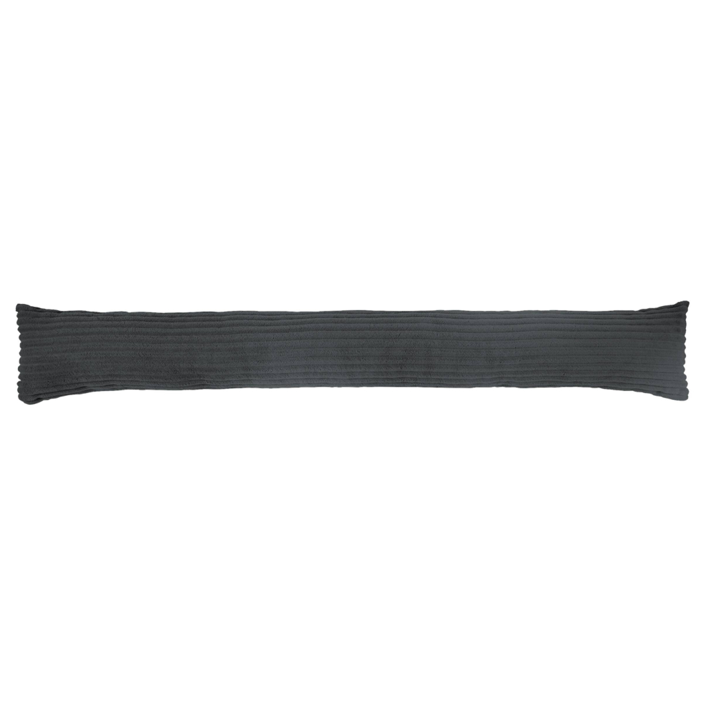 Zugluftstopper anthrazit Polyester L/D: ca. 95x15 cm