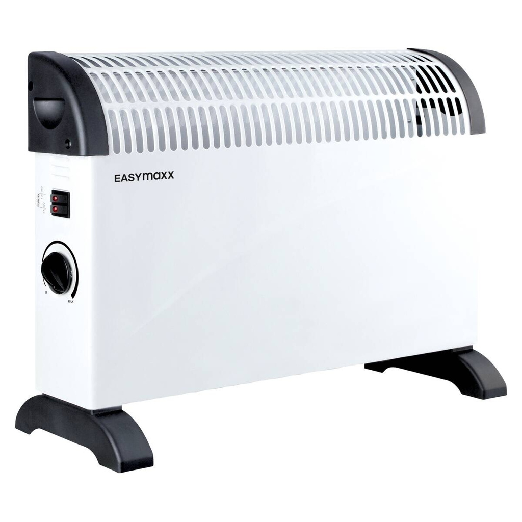 EasyMaxx Konvektor 19420 schwarz weiß Metall Kunststoff B/H/L: ca. 20x53,5x38,5 cm ca. 2000 W