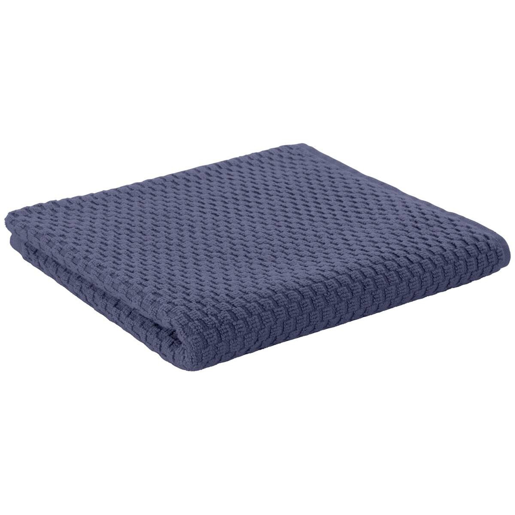 POCOline Handtuch Popcorn dunkelblau Baumwolle B/L: ca. 50x100 cm