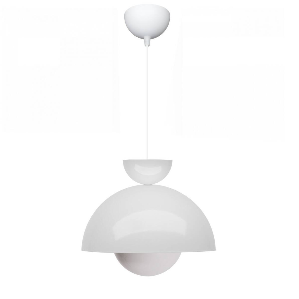 Opviq Pendelleuchte weiß Metall B/H/T/L/D: ca. 25x115x25x25x25 cm E27 1 Brennstellen