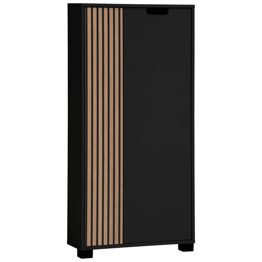 Highboard Ryker schwarz matt B/H/T: ca. 59,8x124x19,55 cm