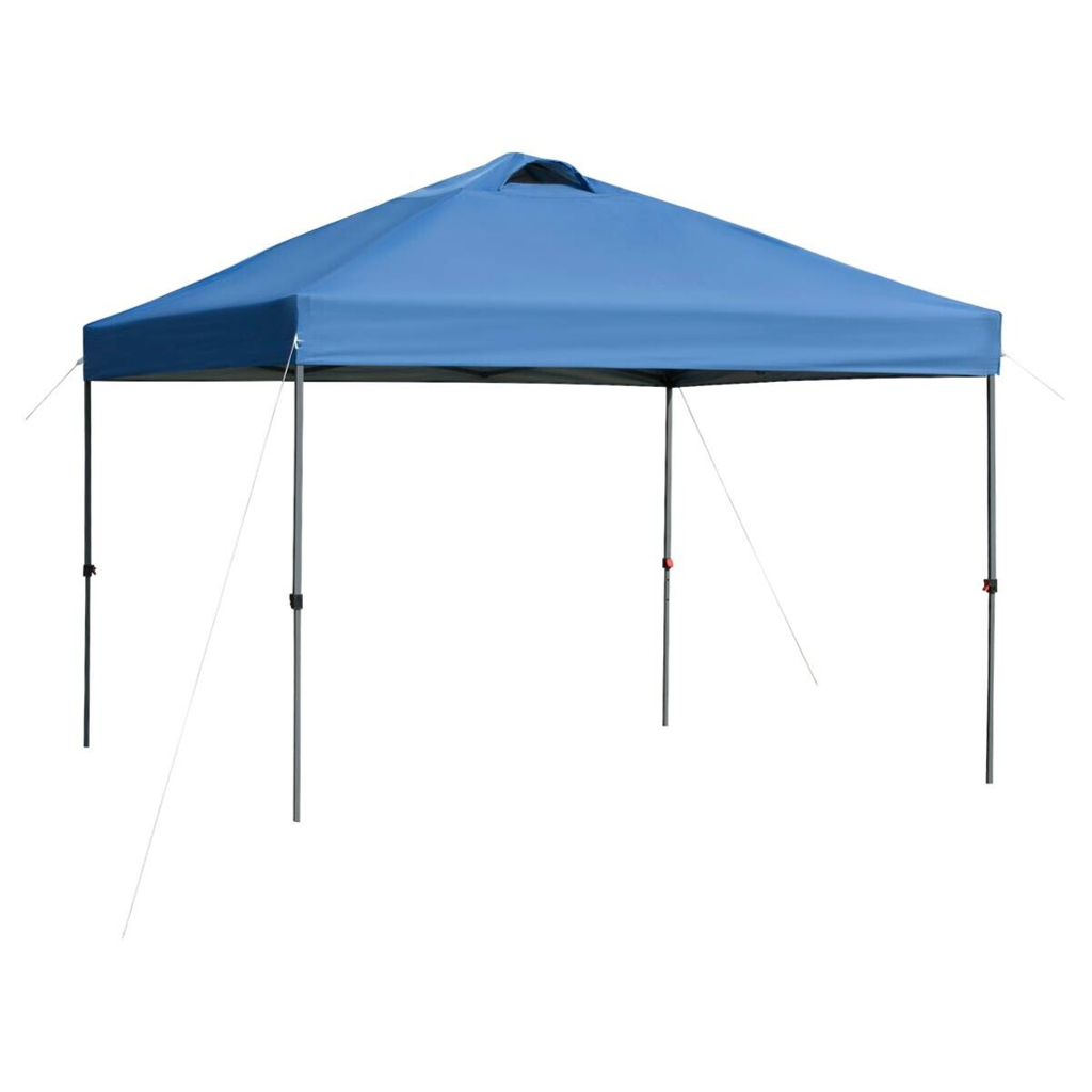 Outsunny Pavillon blau Stahl B/H/L: ca. 295x264x295 cm