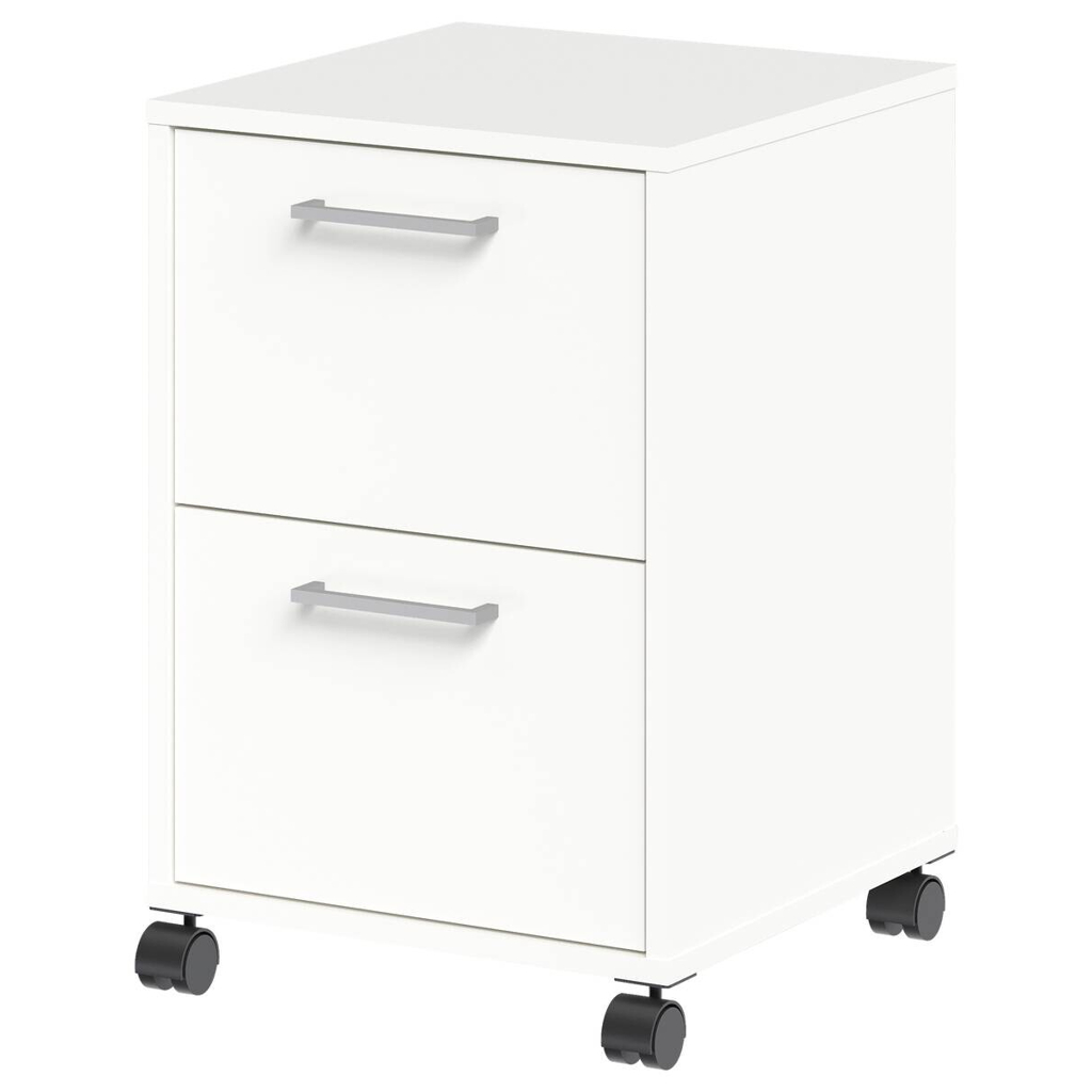 Rollcontainer  weiß B/H/T: ca. 38x57x39 cm