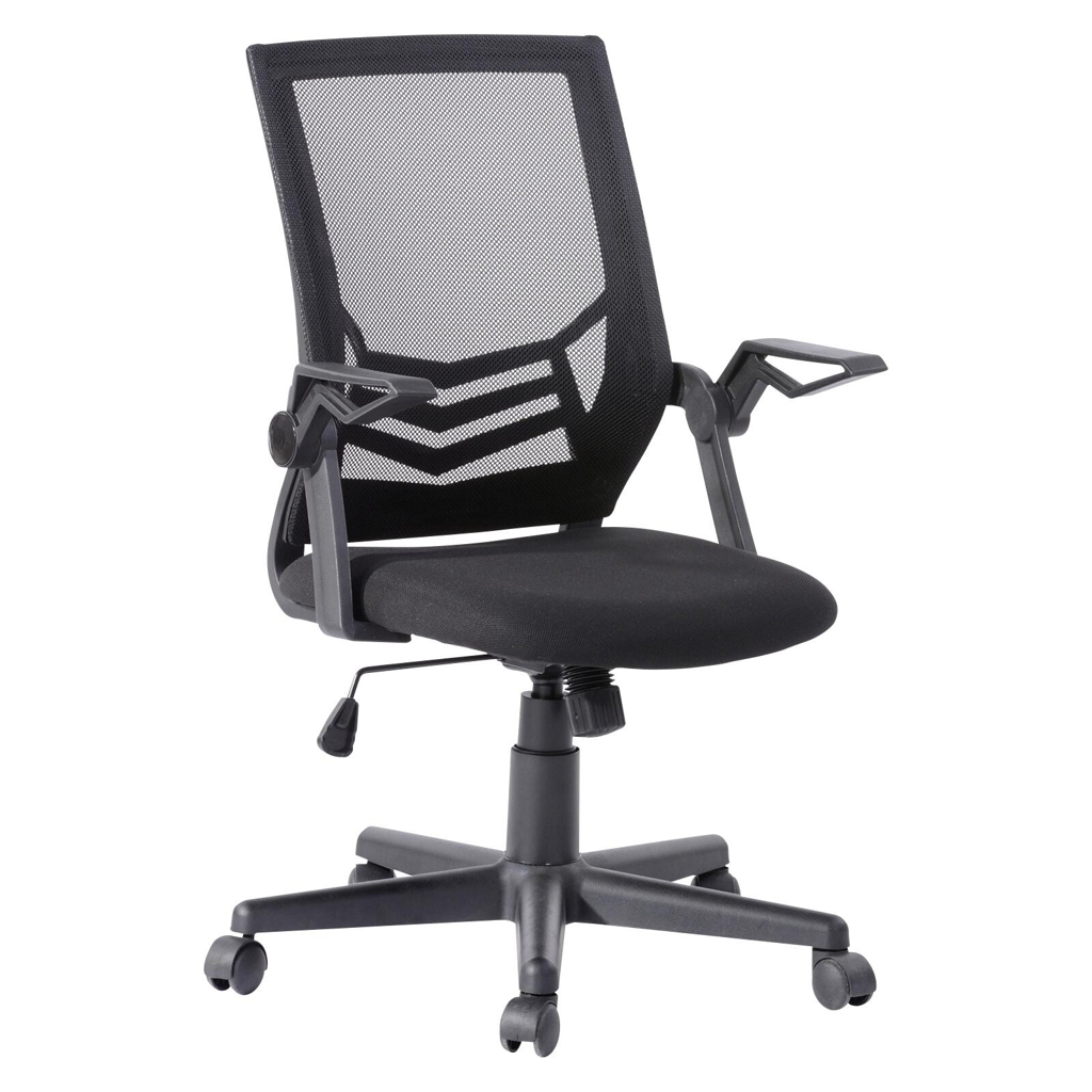 Drehstuhl Jilli schwarz Netzstoff Nylon