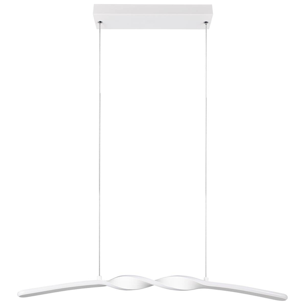 Reality LED Pendelleuchte Ginko weiß Metall B/H/T: ca. 79x15x9 cm 1 Brennstellen