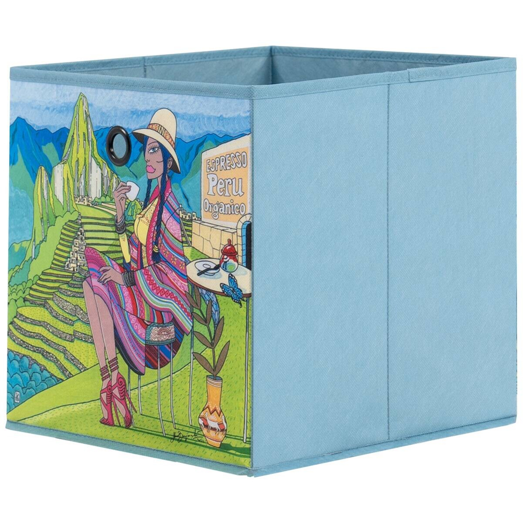 Stoffbox Stoffbox hellblau B/H/T: ca. 32x32x32 cm