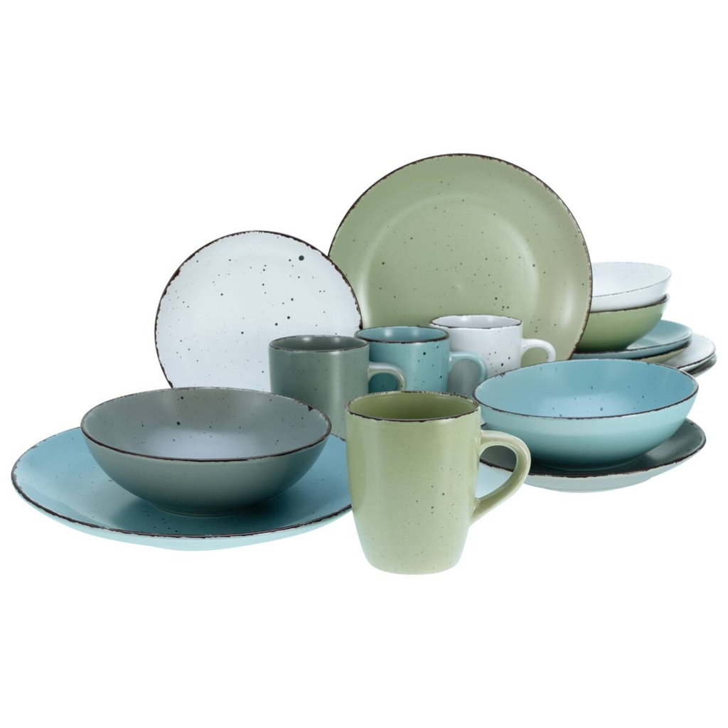 CreaTable Kombiservice Fashion multicolor Keramik 16 tlg.