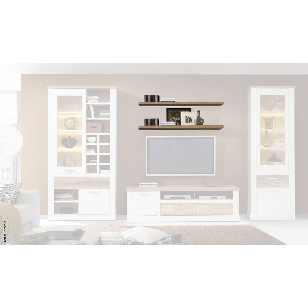 Wandboard Eiche Antik Nachbildung B: ca. 140 cm