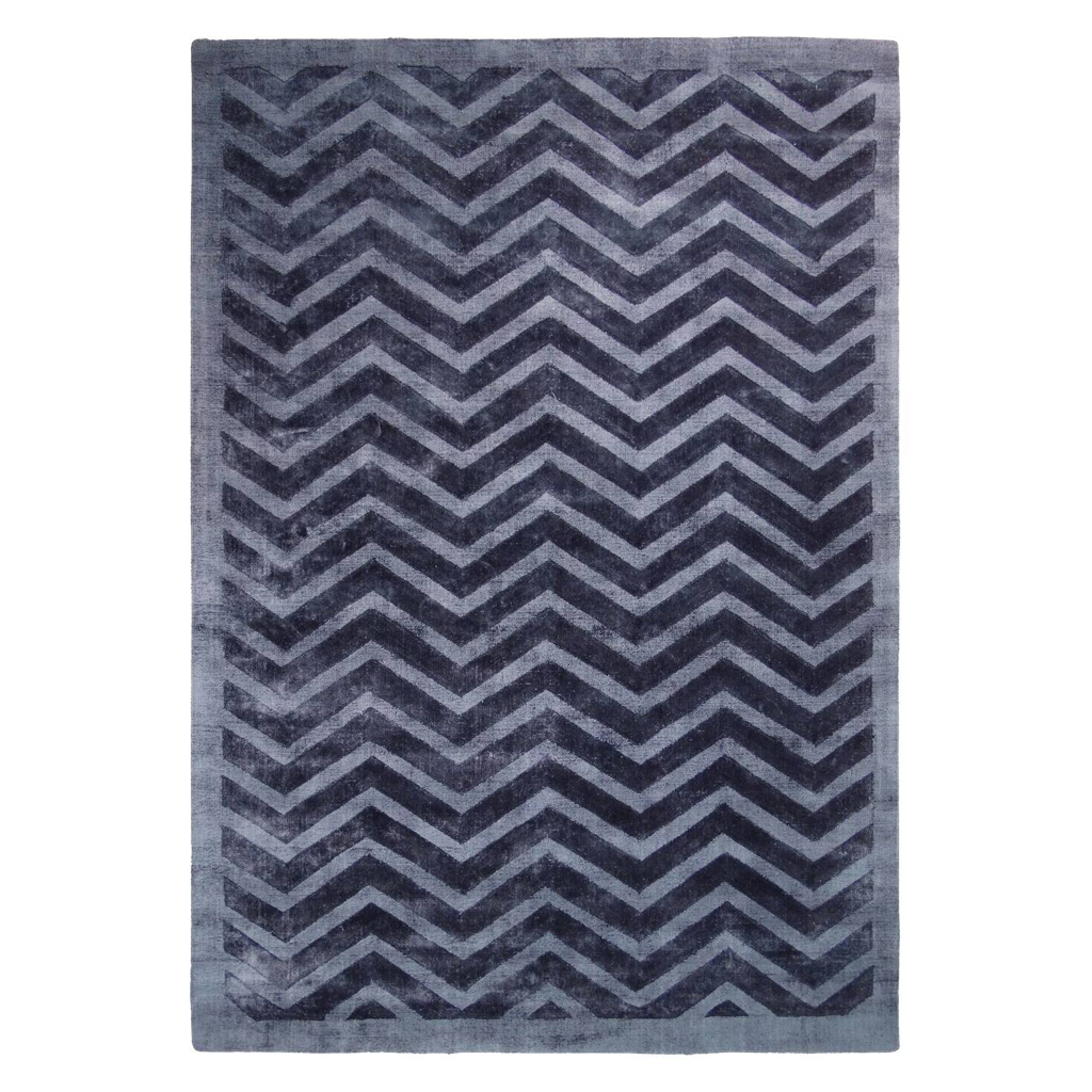 Kayoom Kurzflorteppich Luxury 410 marine B/H/L: ca. 120x0,8x170 cm
