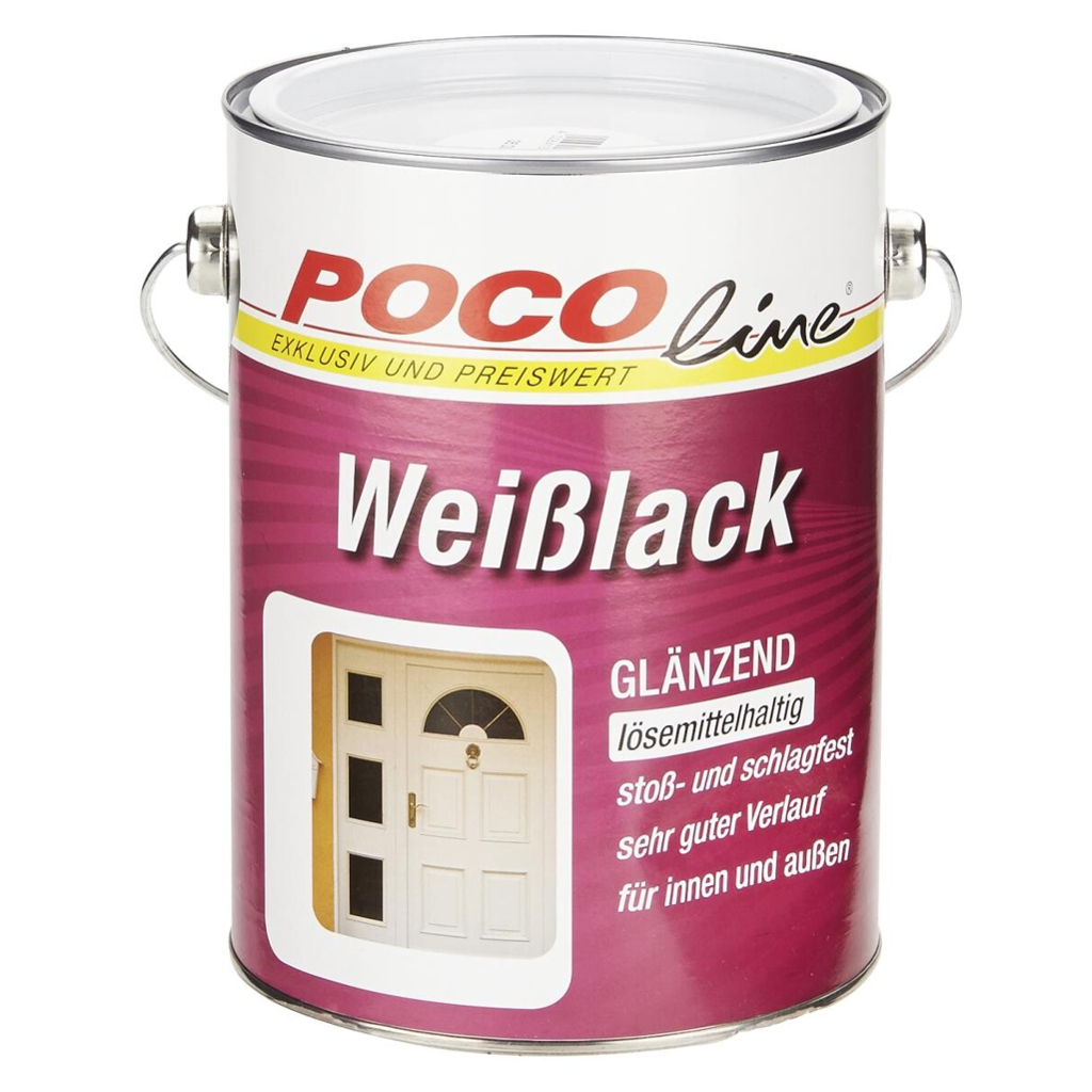 POCOline Weißlack weiß glänzend ca. 2,5 l