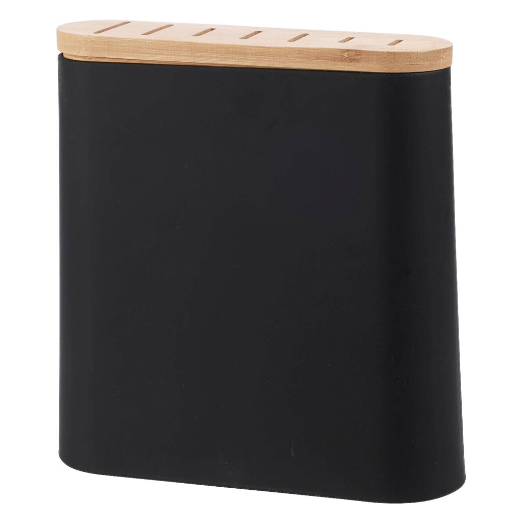 Base Line Messerhalter schwarz Polypropylen B/H/L: ca. 23x8x23,5 cm