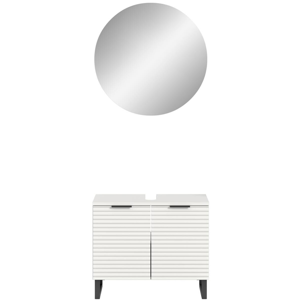 xonox.home Badblock Riff weiß B/H/T: ca. 70x193x34 cm 510857900