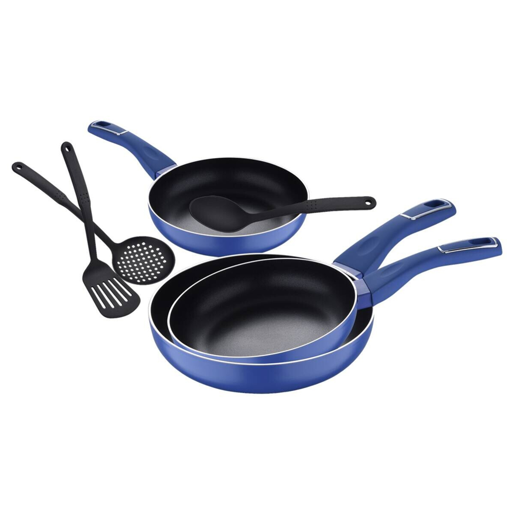 SAN IGNACIO Pfannen-Set LAND INDIGO blau Aluminium 6 tlg.