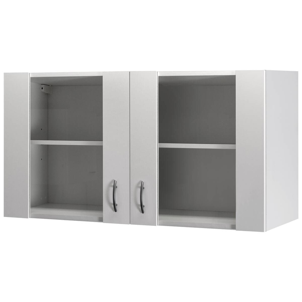 Flex-Well Glashängeschrank Wito weiß B/H/T: ca. 100x54,8x32 cm