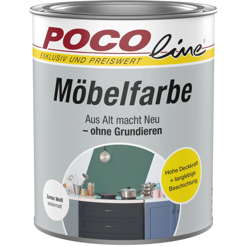 POCOline Buntlack zartes weiß ca. 0,75 l