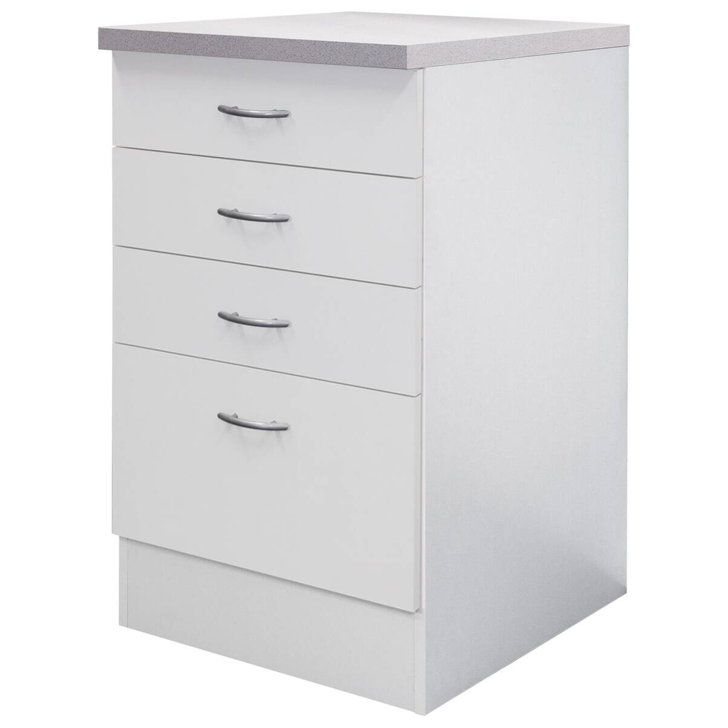 Flex-Well Schubkastenschrank Wito weiß B/H/T: ca. 50x85x60 cm
