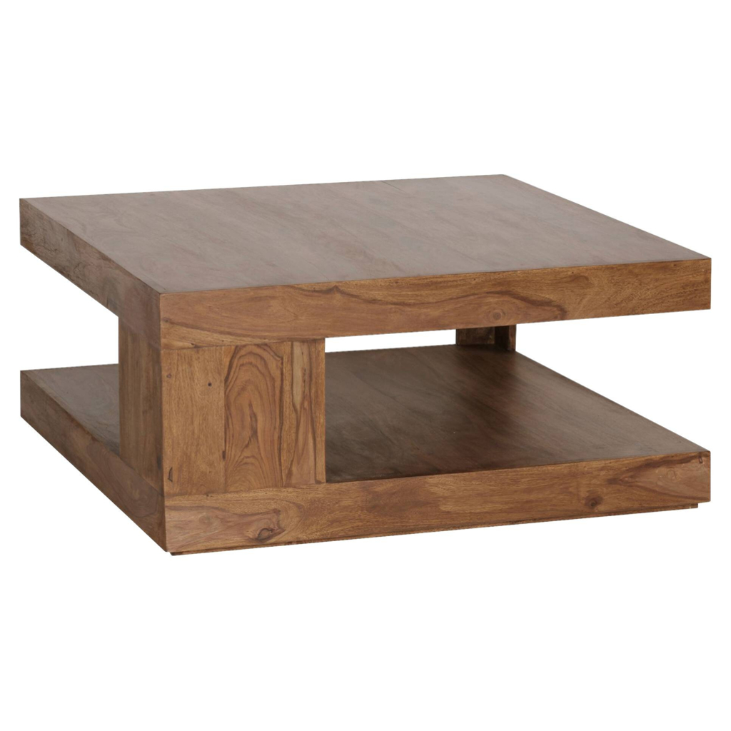 Couchtisch braun B/H/T: ca. 90x40x90 cm