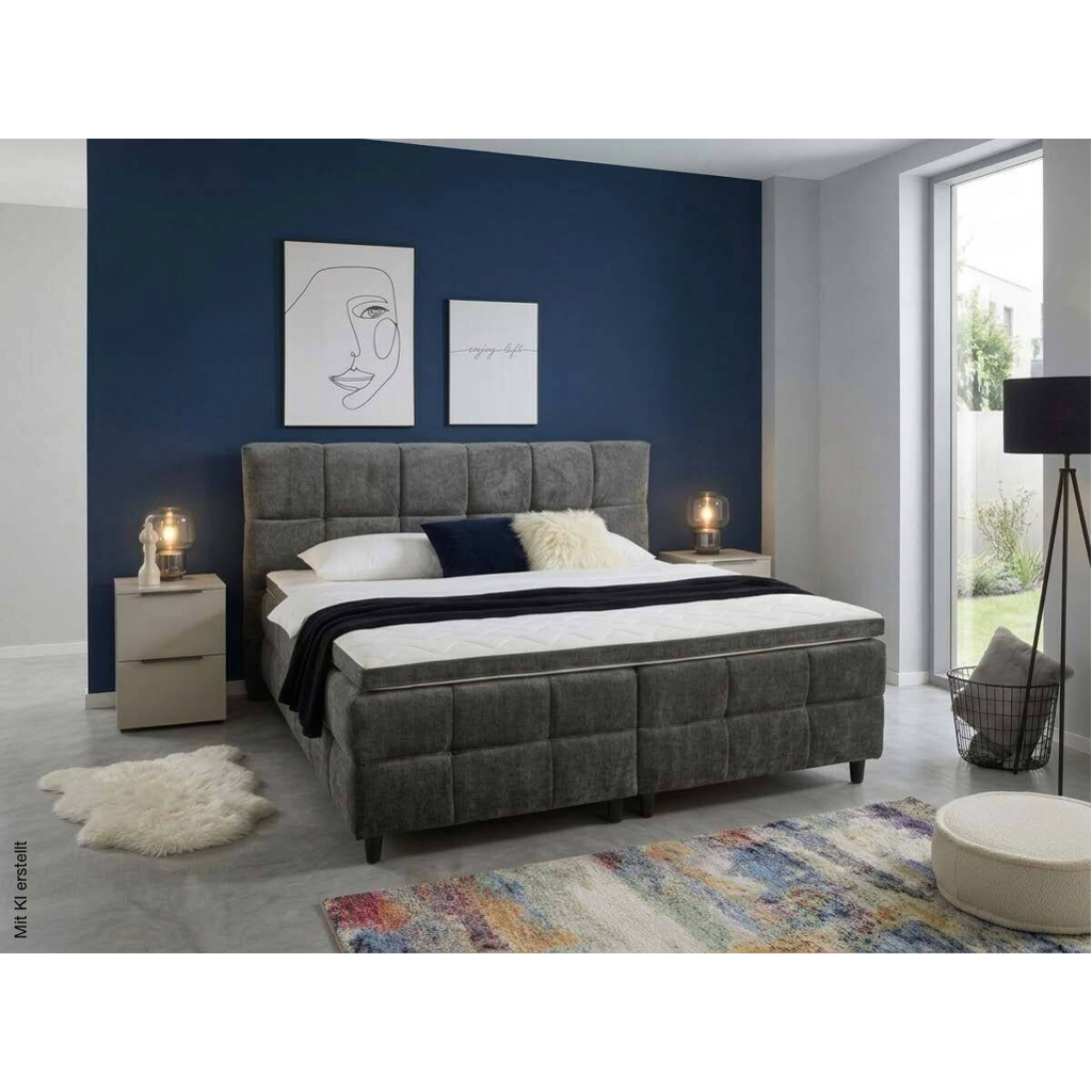 Boxbett Tempo anthrazit Liegefläche B/L: ca. 180x200 cm