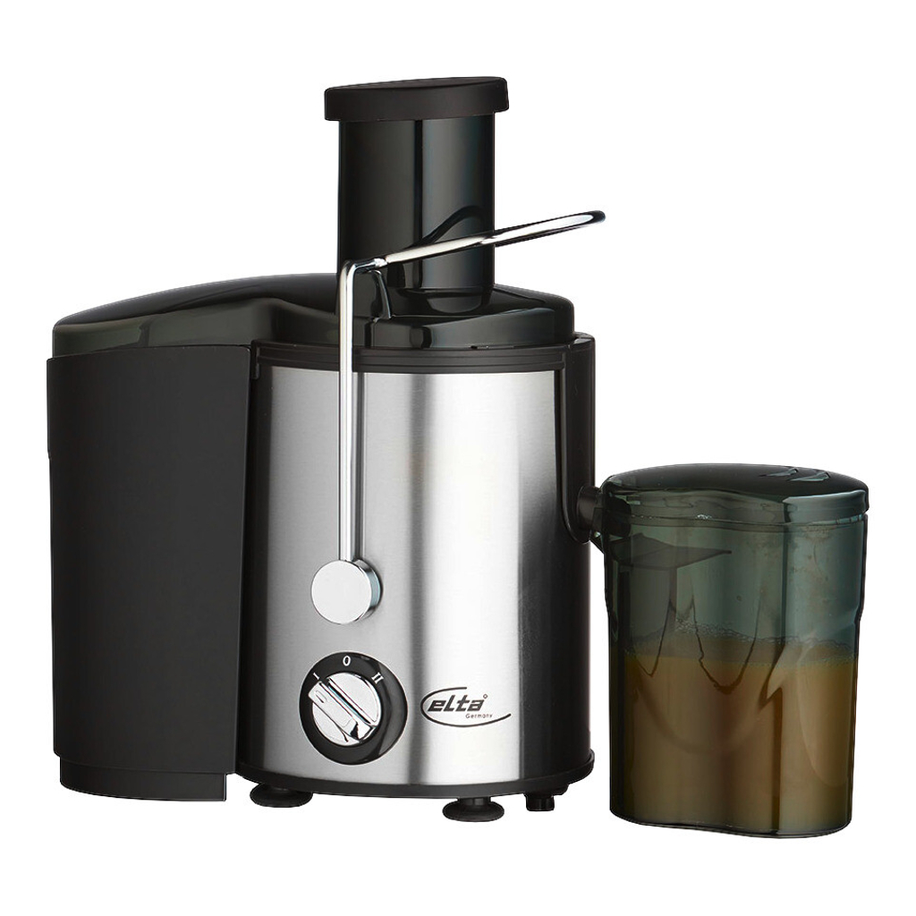 Elta Entsafter PJ-450 schwarz silber Kunststoff Metall B/H/L: ca. 19x31x27 cm