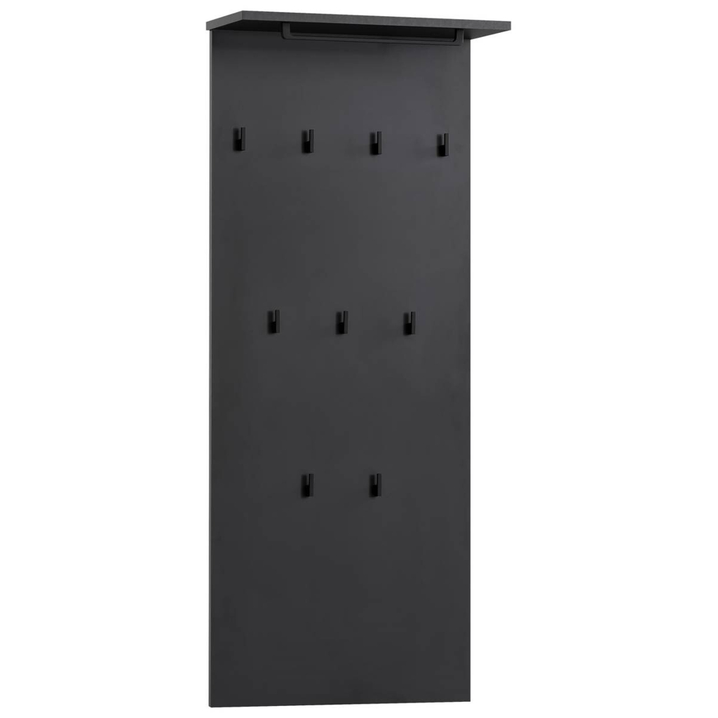 Wandpaneel Janne schwarz matt B/H/T: ca. 50x12,6x20,9 cm