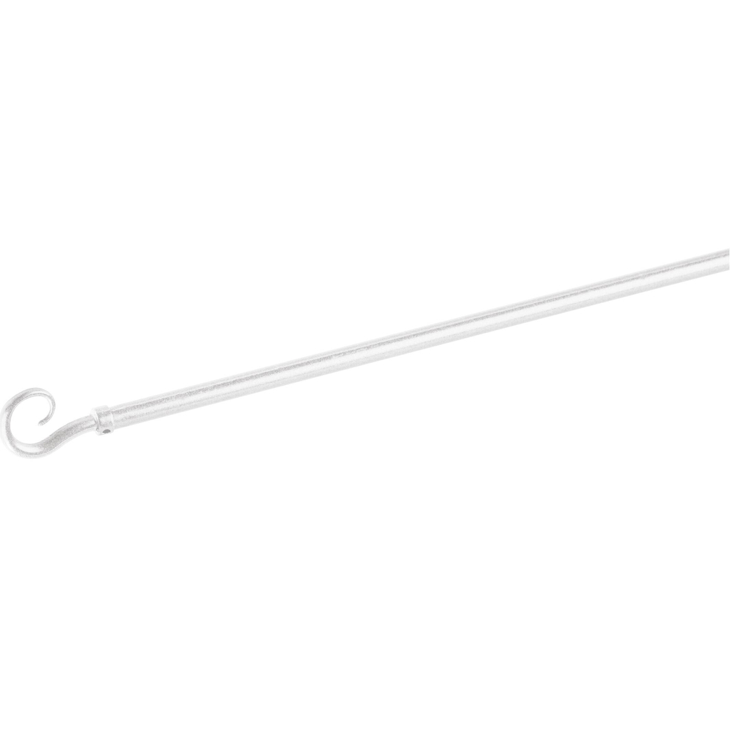 ACUS design collection Bistrostange Kringel weiß Metall ausziehbar von ca. 50 bis 85 cm 1.0 Läufe
