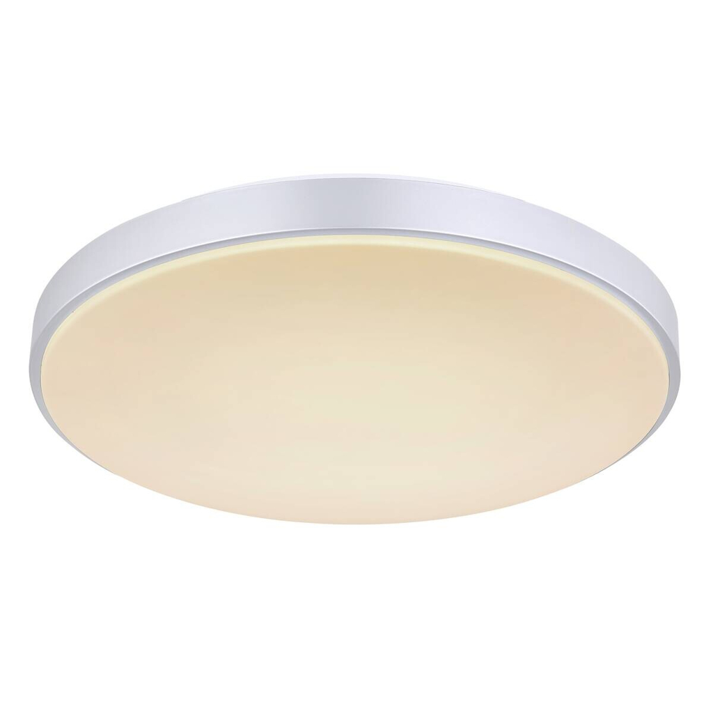 GLOBO LED-Deckenleuchte Opal weiß Metall Acryl H/D: ca. 6x41 cm