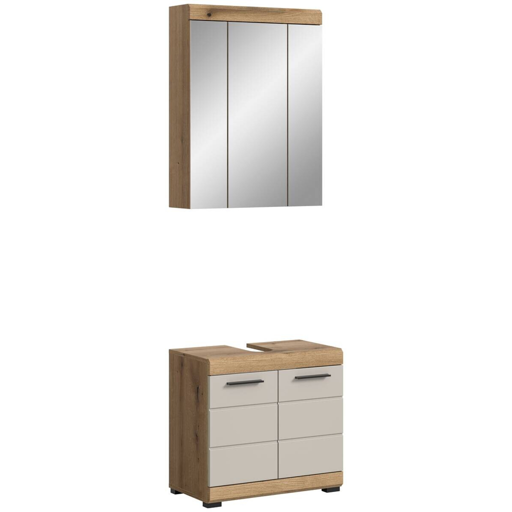 Badezimmer-Set Scout Evoke Oak Nachbildung Kaschmirgrau Nachbildung B/H/T: ca. 60x191x34 cm