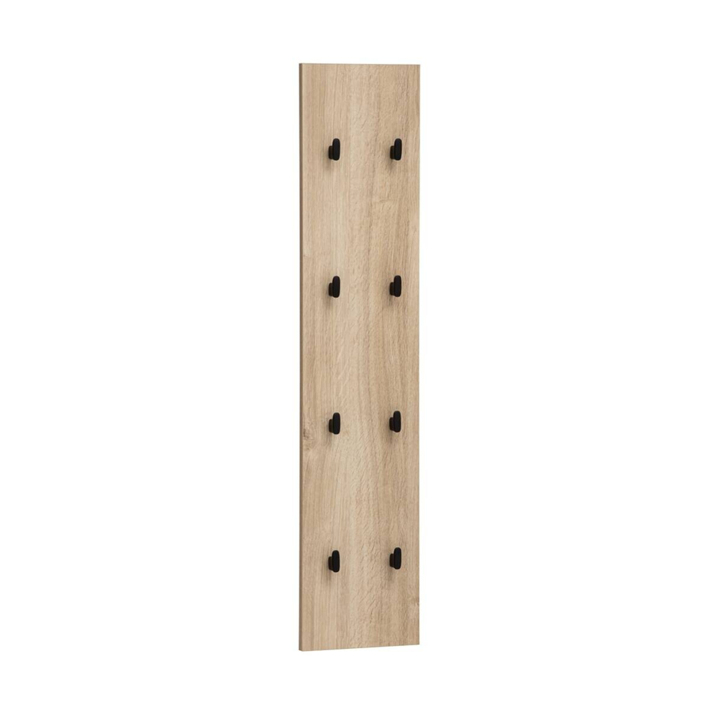 Garderobenhaken Emmik Eiche Eiche weiß Nachbildung B/H/T: ca. 24,5x109x2,6 cm