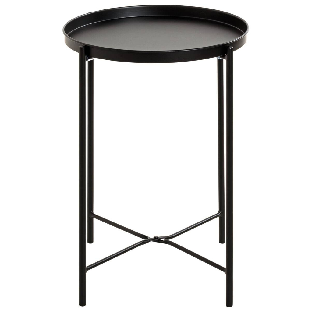 Beistelltisch  schwarz H/D: ca. 50x39 cm