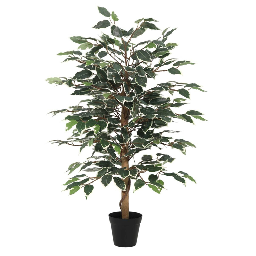 POCOline Kunstpflanze Ficusbaum grün Kunststoff B/H/L: ca. 12,5x94x12,5 cm