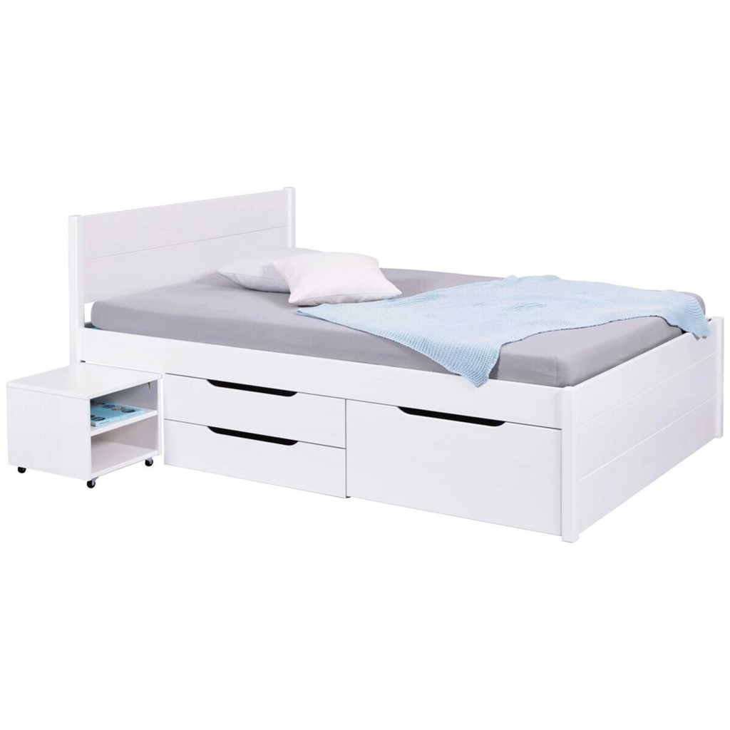 Funktionsbett Efetivo weiß