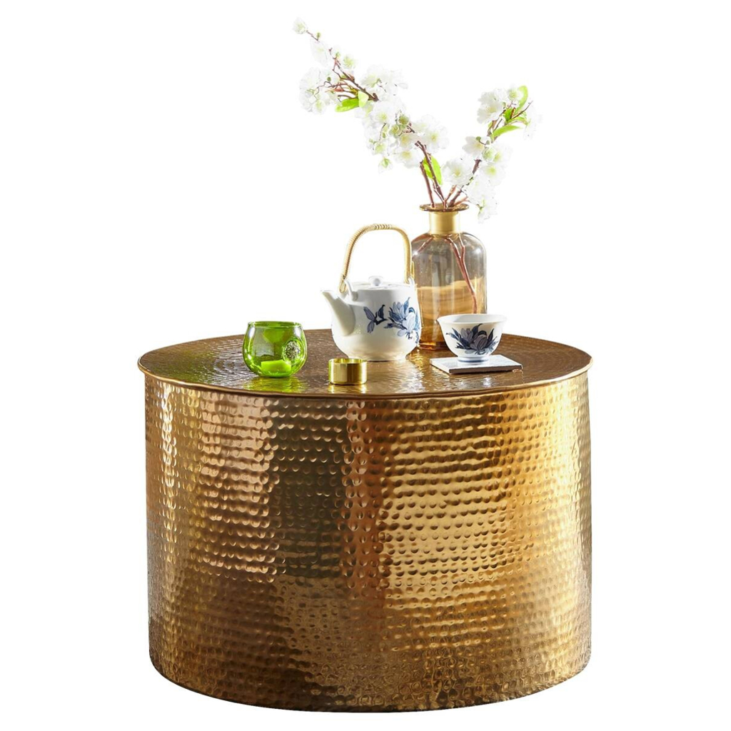 Couchtisch gold H: ca. 40 cm