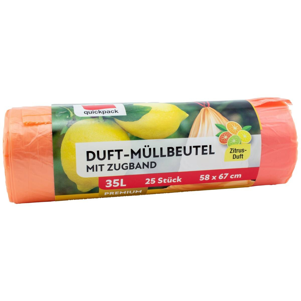 Quickpack Müllbeutel B/L: ca. 58x67 cm