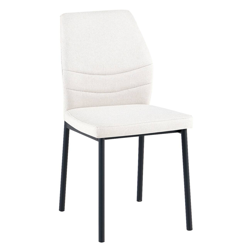 Stuhl Marbella beige Webstoff B/T: ca. 45x56 cm