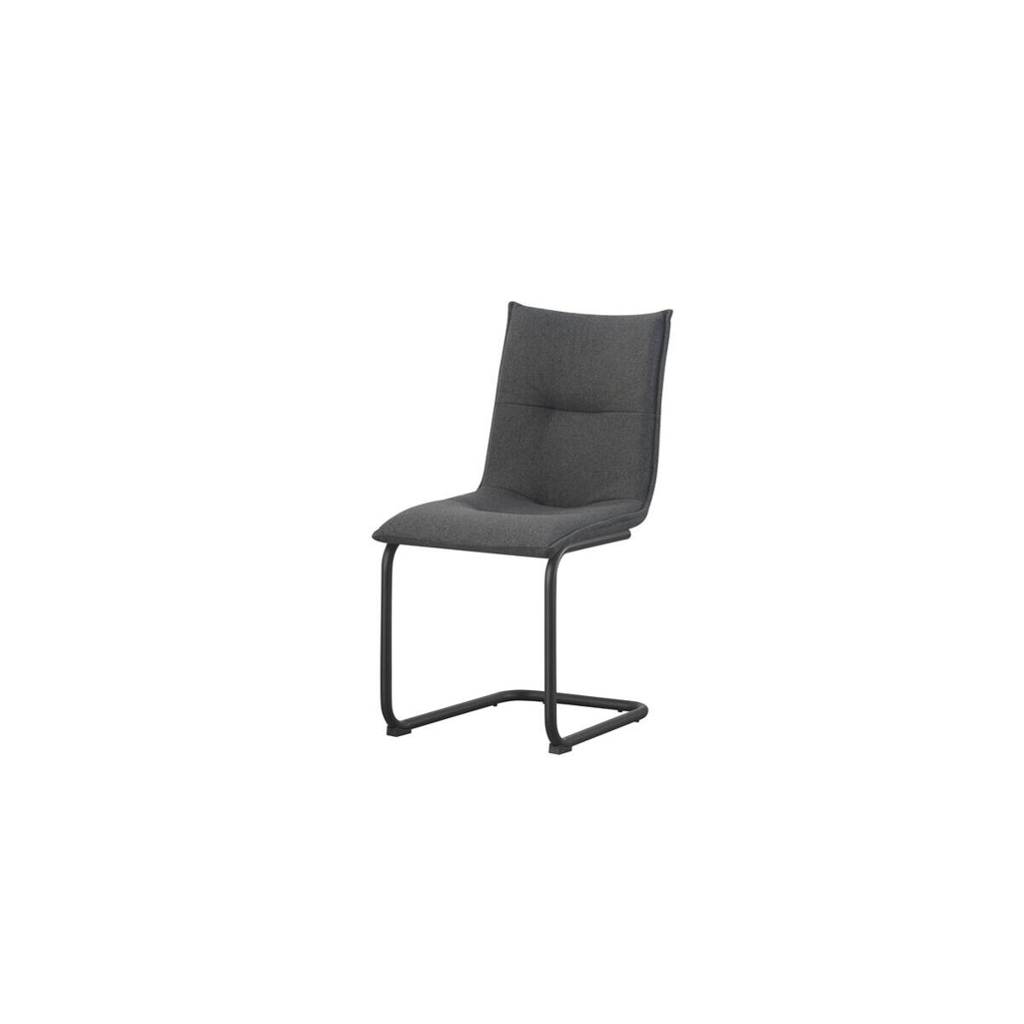 Schwingstuhl SONJA, 2er Set anthrazit Webstoff B/H/T: ca. 46x89x57 cm