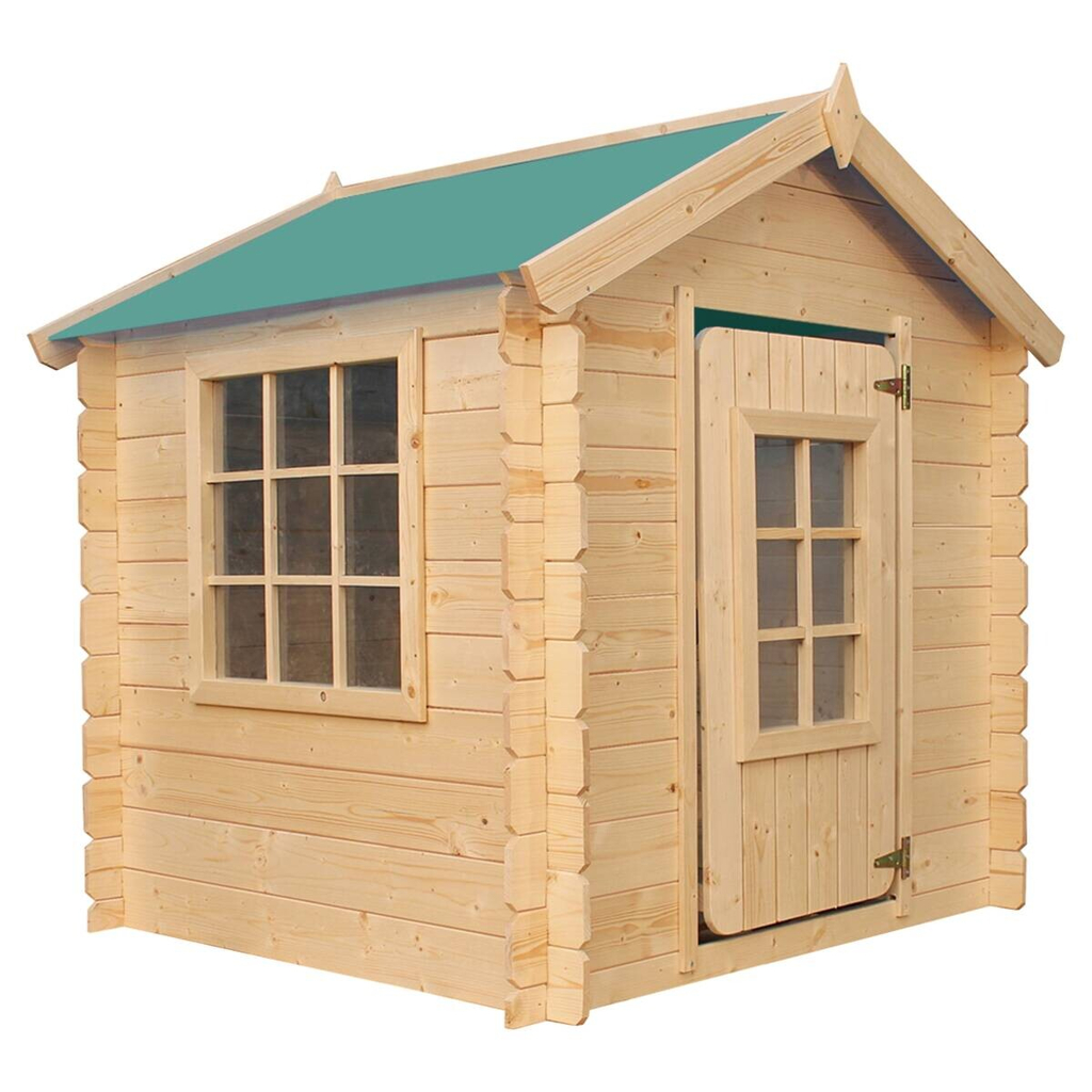 Timbela Kinderspielhaus M570Z natur B/H/L: ca. 114x121x111 cm