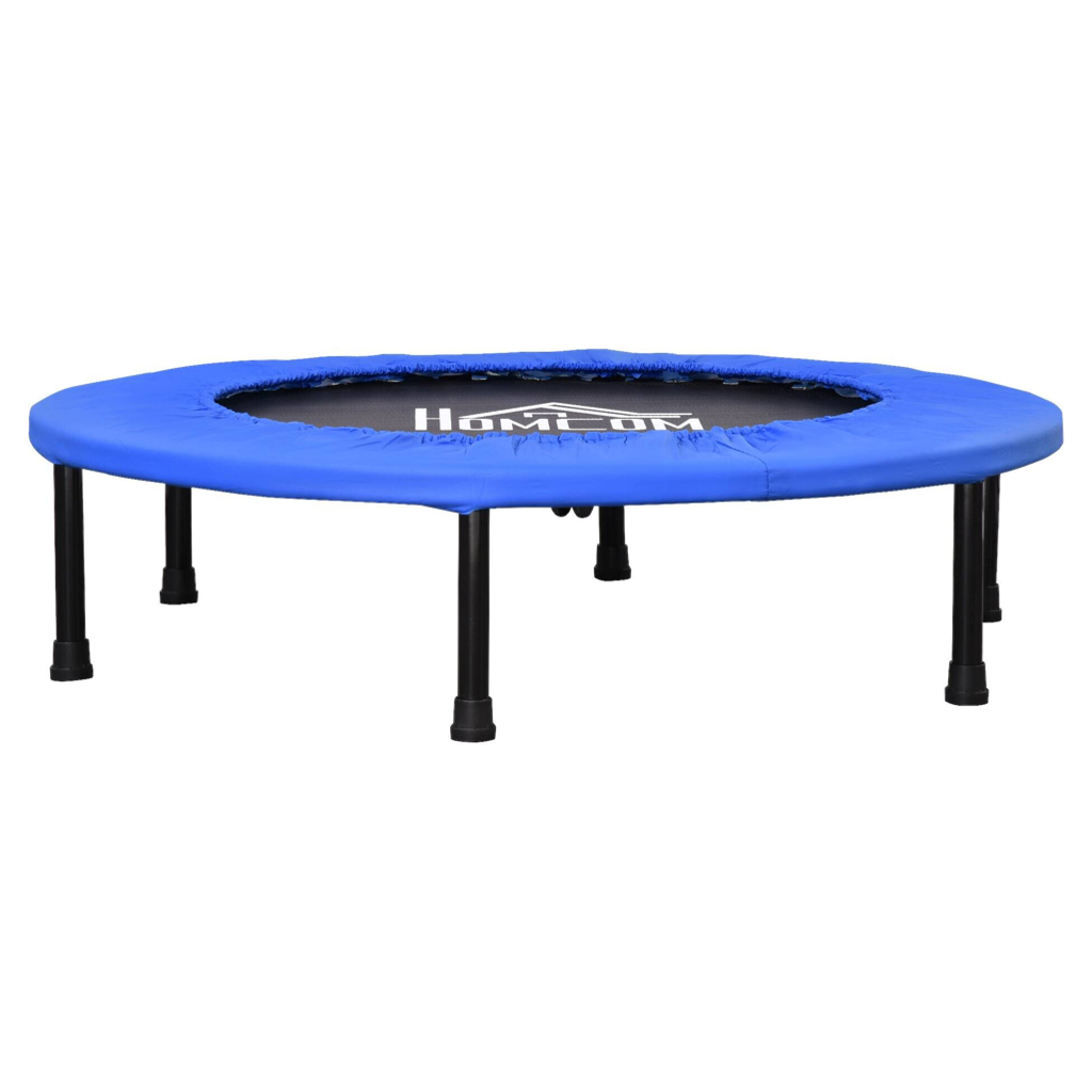 HOMCOM Fitness-Trampolin blau B/H/L: ca. 91x22,5x91 cm