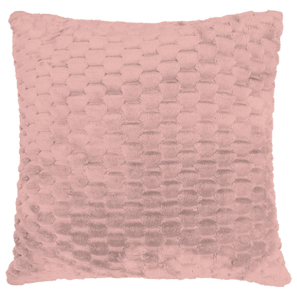 Dekokissen Wabe rosa Polyester B/L: ca. 45x45 cm