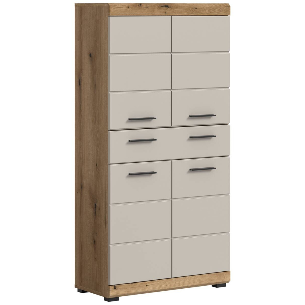 Midischrank Scout Evoke Oak Nachbildung Kaschmirgrau Nachbildung B/H/T: ca. 74x141x31 cm