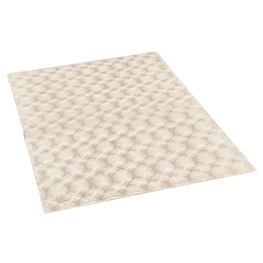 Fellimitat Diamond creme B/L: ca. 160x230 cm