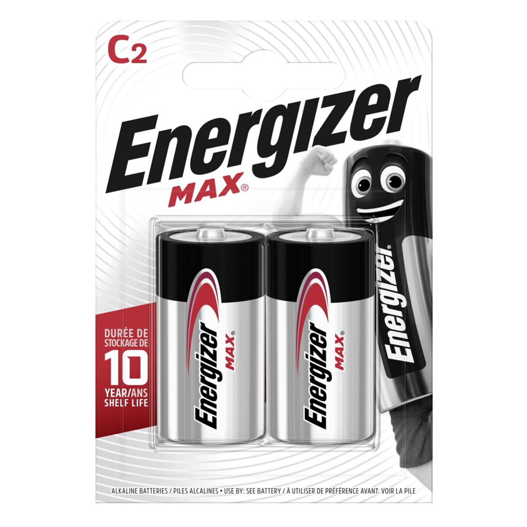 Energizer Batterie Max C/Baby (LR14) 2er Pack