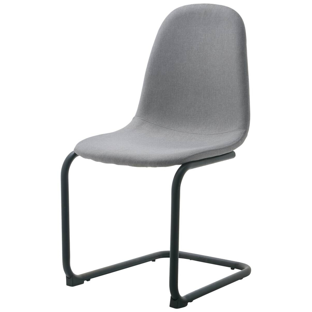 Schwingstuhl Leya grau Microfaser B/H/T: ca. 44x86x53 cm