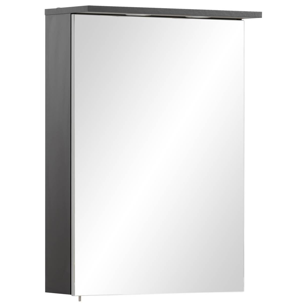 Spiegelschrank Sarah schwarz B/H/T: ca. 50,4x72,3x15,9 cm