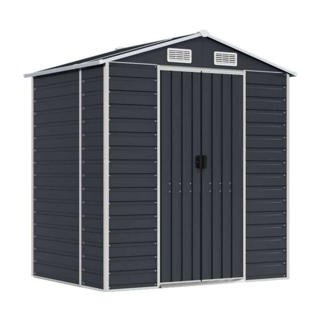 vidaXL Gartenhaus anthrazit B/H/T: ca. 191x198x130 cm