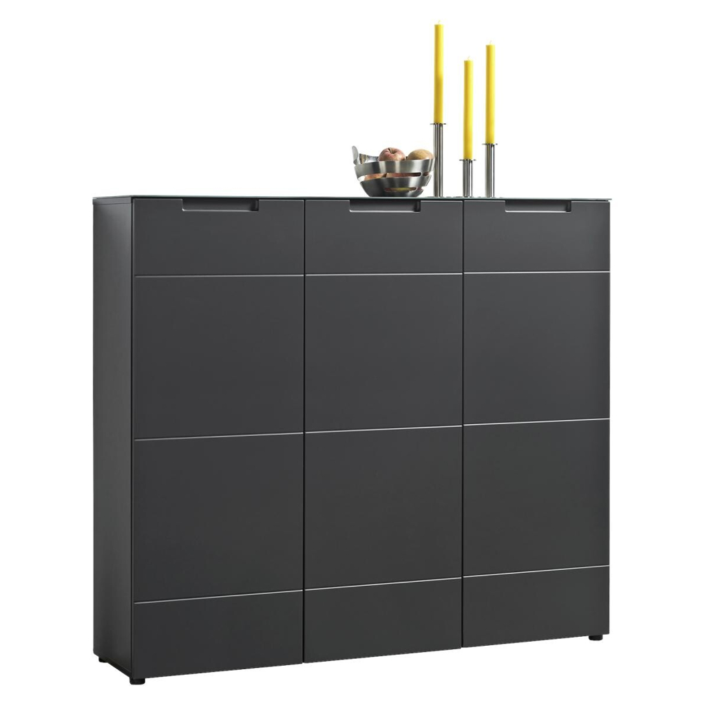 Kommode Mailand 13 anthrazit B/H/T: ca. 135x120x34 cm